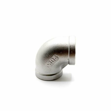 Thrifco Plumbing 2 Inch 90 Elbow Stainless Steel, Bulk 8917010